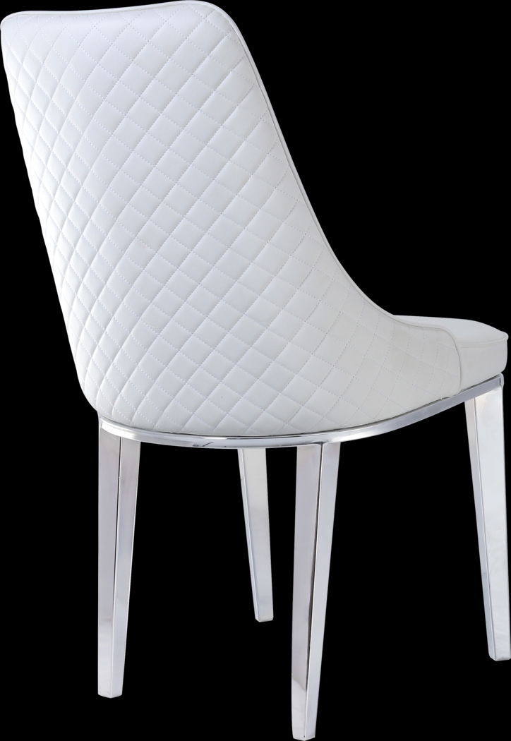 Lysette White Side Chair, Set of 2 - Thumbnail - Image 2
