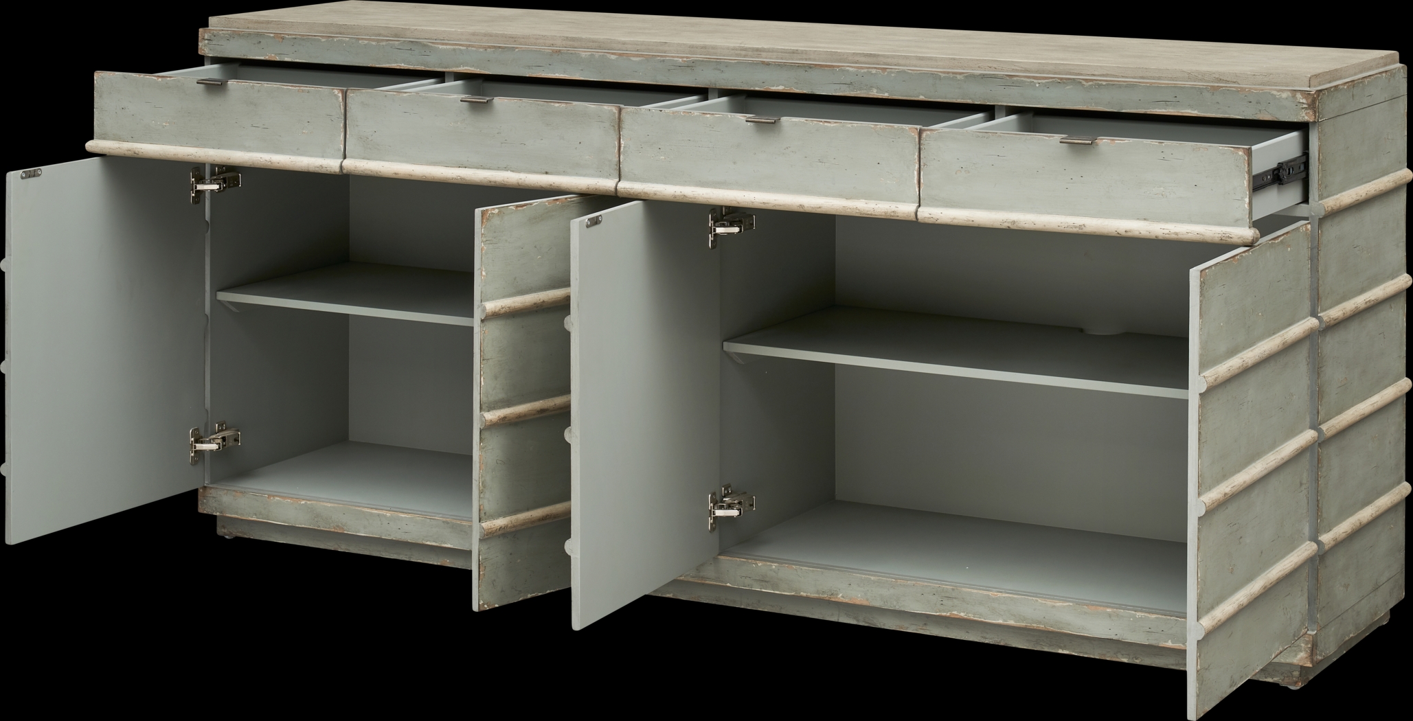 Lytleton Gray Accent Cabinet - Thumbnail - Image 4