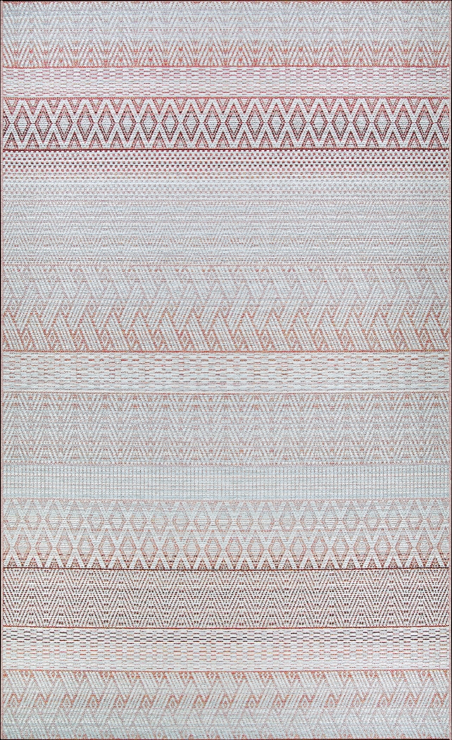 Mabella Red 5'3 x 7'6 Indoor/Outdoor Rug - Thumbnail - Image 1