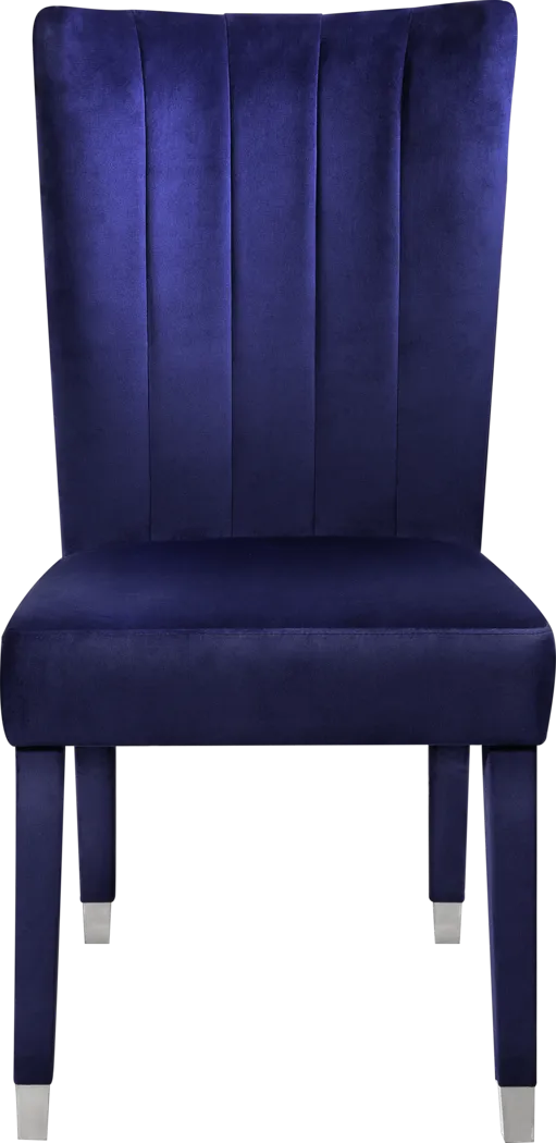 Mabrey Blue Side Chair, Set of 2 - Thumbnail - Image 2