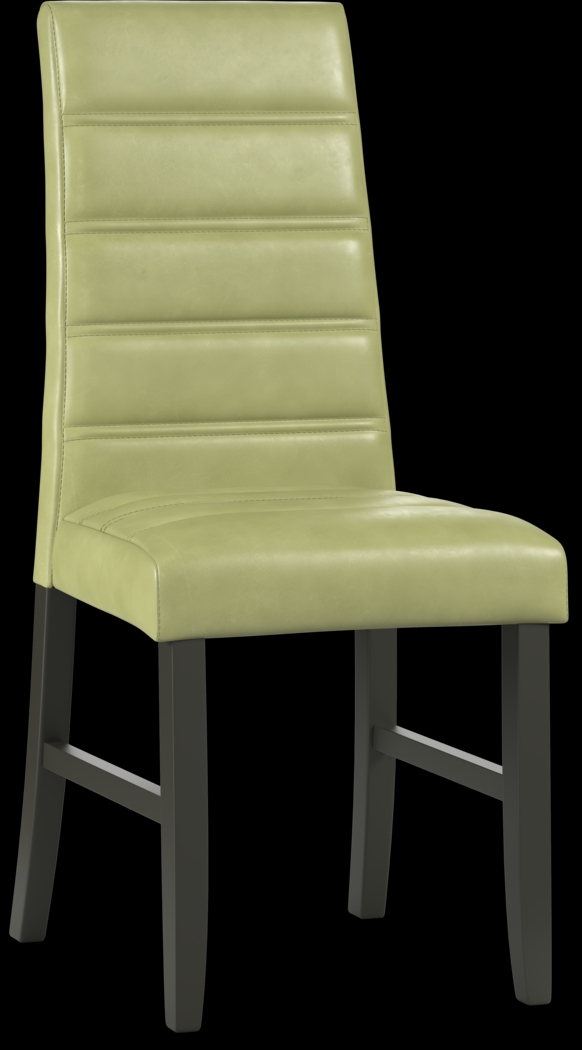 Mabry Espresso 5 Pc Dining Set with Green Chairs - Thumbnail - Image 3