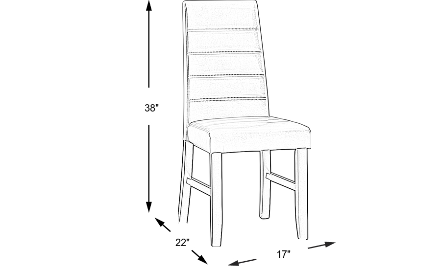 Dimension Image. Please refer to the Dimension Tab on this page for dimension details.
