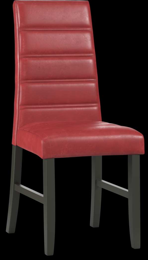 Mabry Espresso 5 Pc Dining Set with Red Chairs - Thumbnail - Image 3