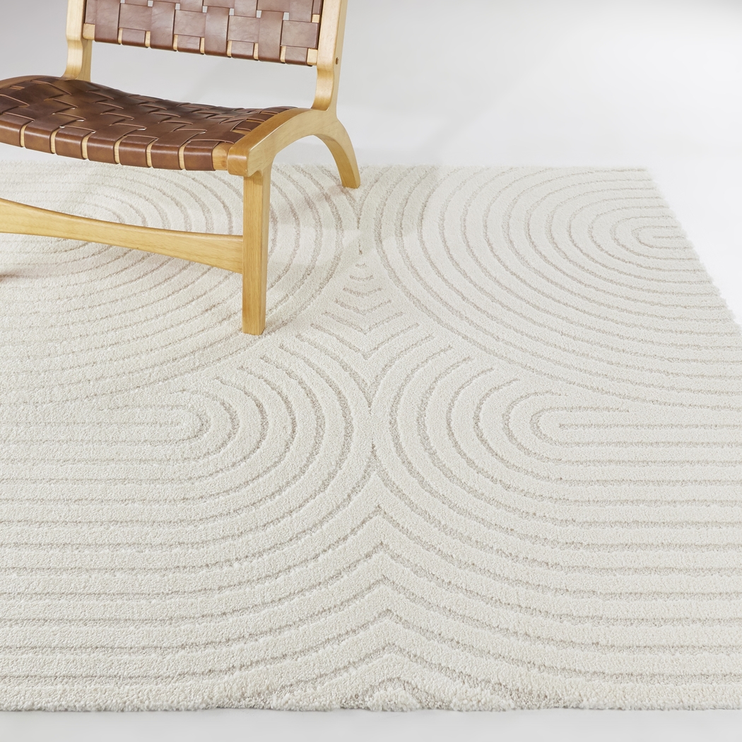 Macasano Cream 5'3 x 7' Rug - Thumbnail - Image 2