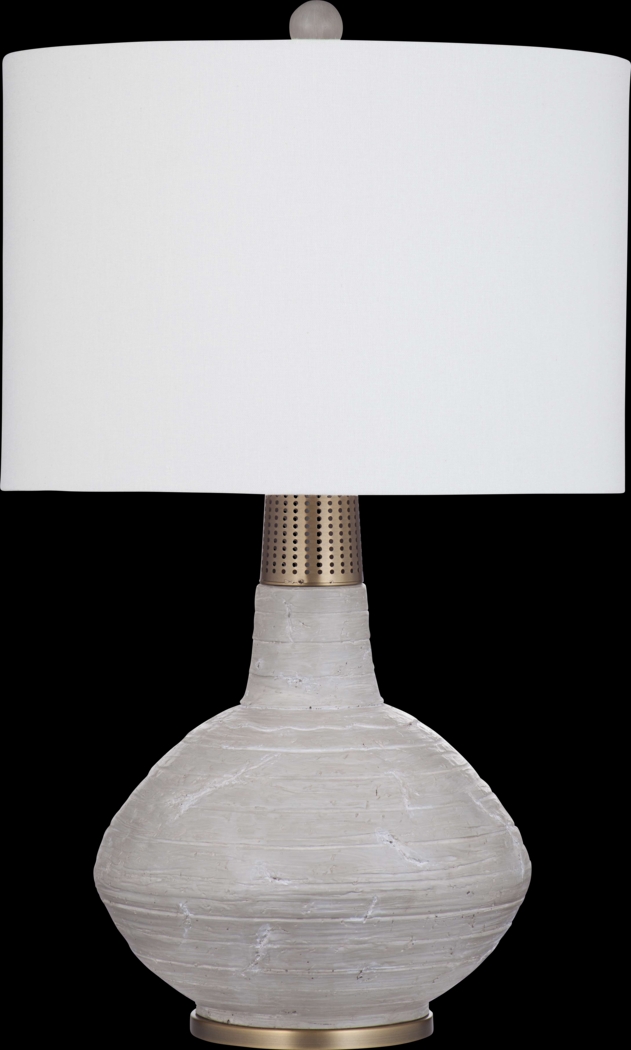 Macdill Gate Gray Lamp - Thumbnail - Image 1