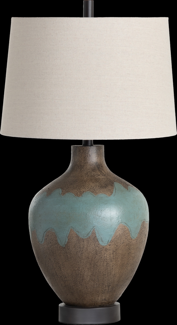 Macduff Avenue Turquoise Lamp - Thumbnail - Image 1