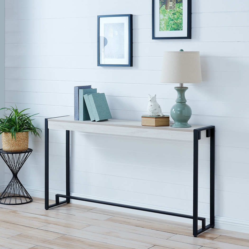 Macen Black Console Table - Thumbnail - Image 4