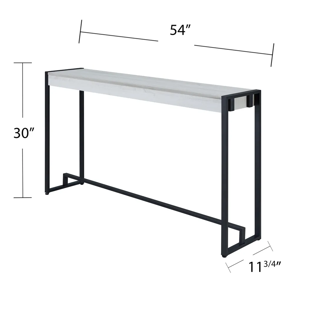 Macen Black Console Table - Image 5