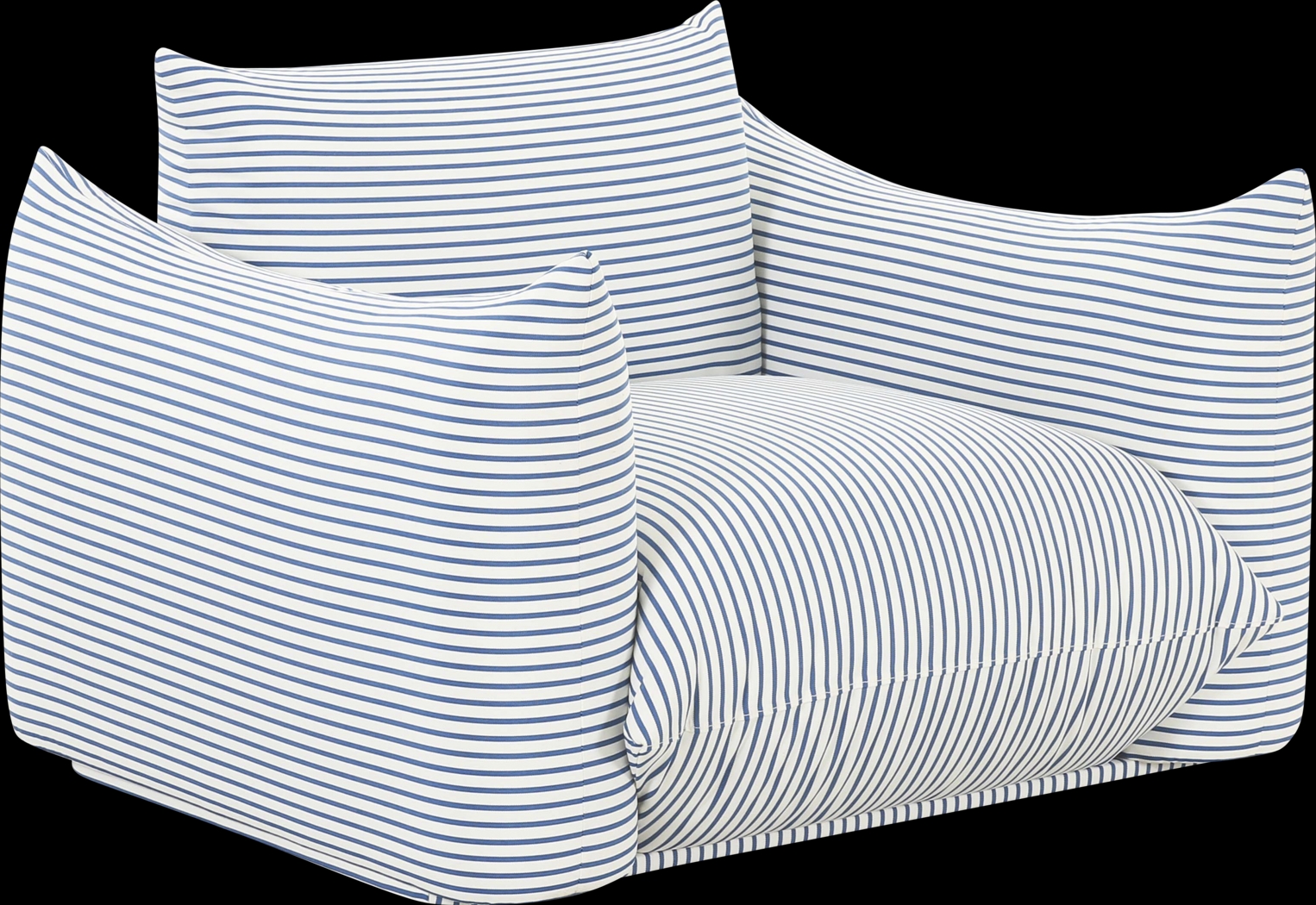 Macgeary Blue Accent Chair - Thumbnail - Image 1