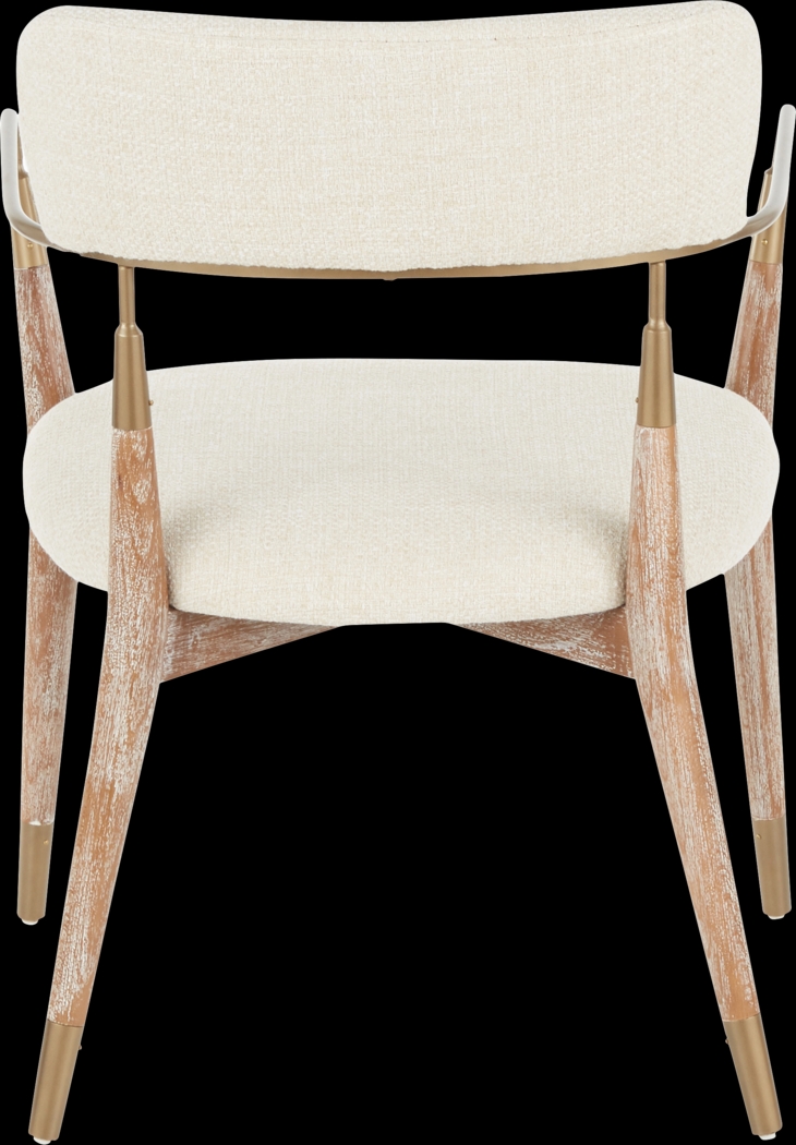 Mackling Cream Arm Chair, Set of 2 - Thumbnail - Image 5