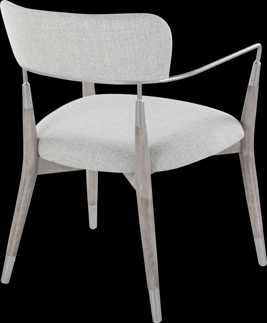 Mackling Gray Arm Chair, Set of 2 - Thumbnail - Image 5