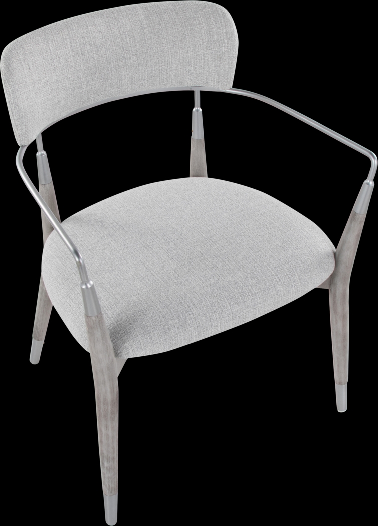 Mackling Gray Arm Chair, Set of 2 - Thumbnail - Image 8