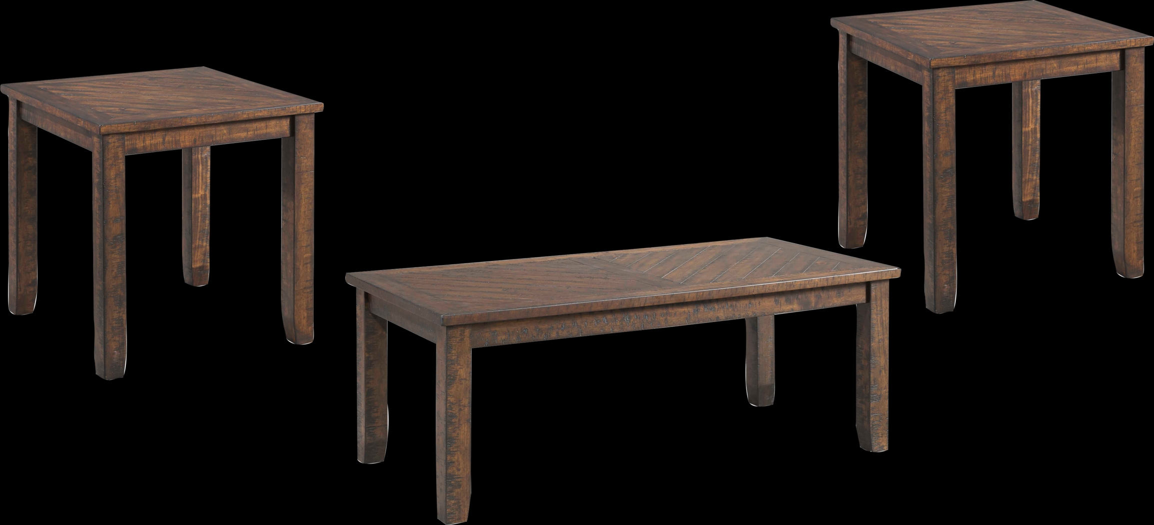 Maclaurin Walnut 3pc Table Set - Thumbnail - Image 1