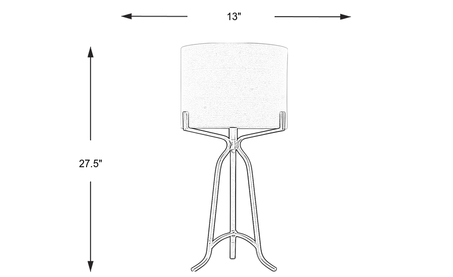 Dimension Image. Please refer to the Dimension Tab on this page for dimension details.
