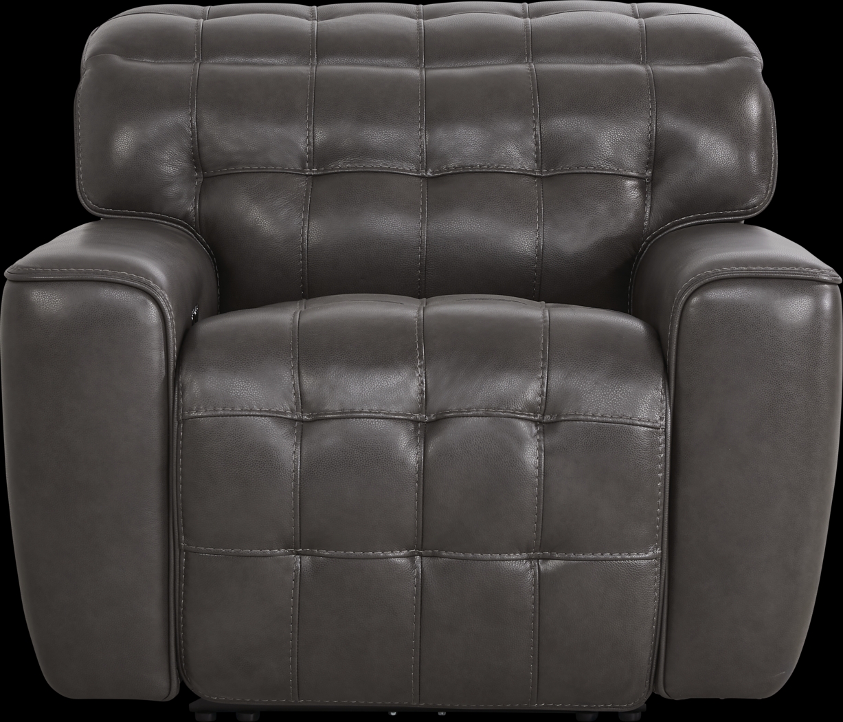 Maddox Manor Dark Gray Dual Power Recliner - Thumbnail - Image 2