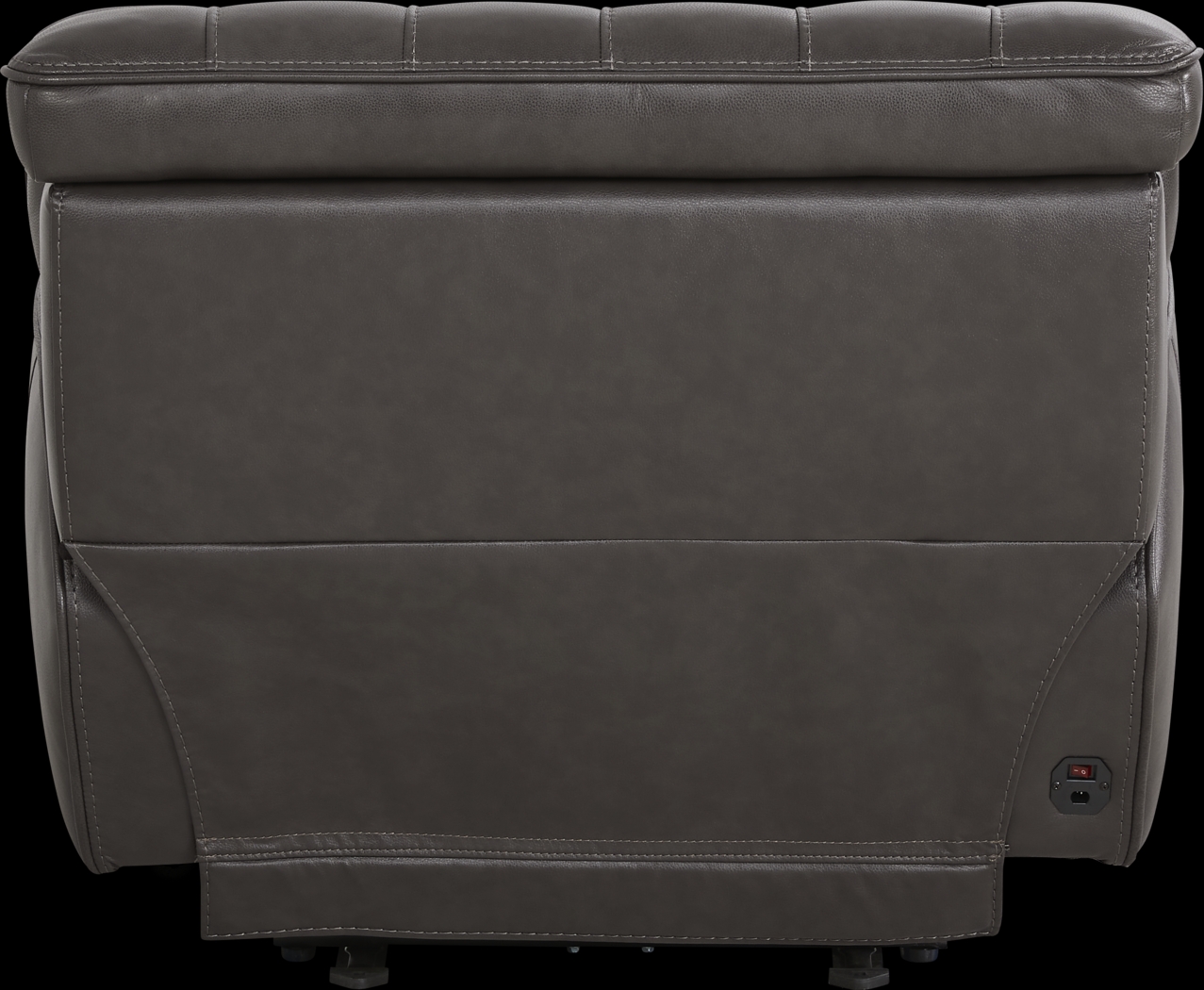 Maddox Manor Dark Gray Dual Power Recliner - Thumbnail - Image 4