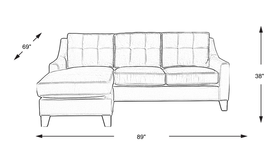 Dimension Image. Please refer to the Dimension Tab on this page for dimension details.