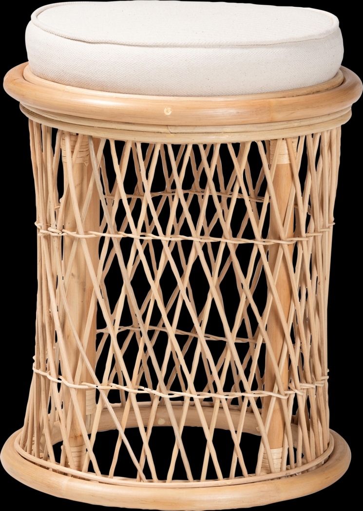 Madelynn Brown Ottoman - Thumbnail - Image 1