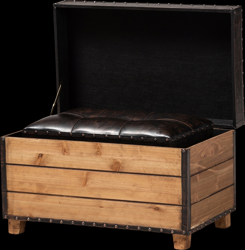 Madewood Brown Ottoman, Set of 2 - Thumbnail - Image 4