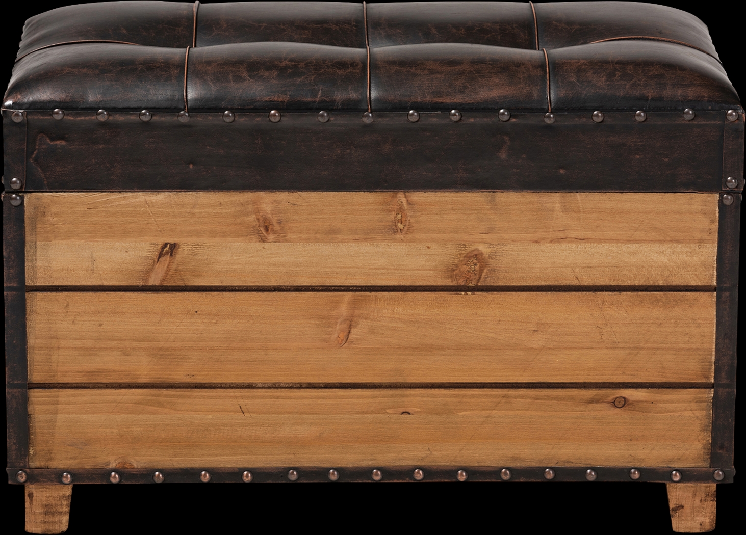 Madewood Brown Ottoman, Set of 2 - Thumbnail - Image 5