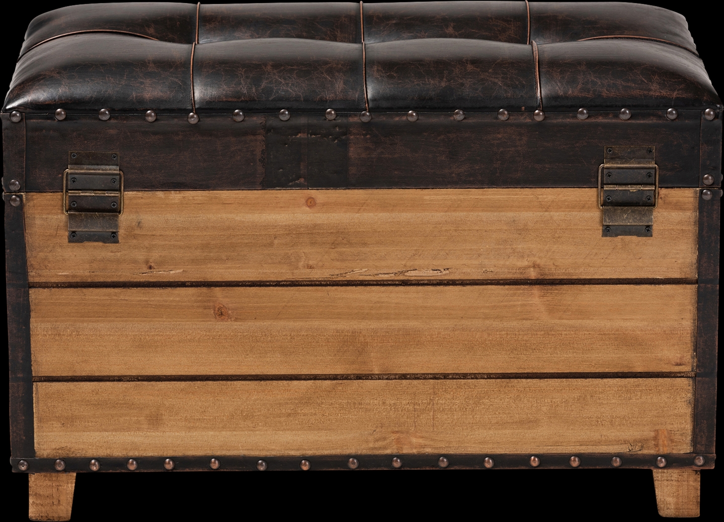 Madewood Brown Ottoman, Set of 2 - Thumbnail - Image 7