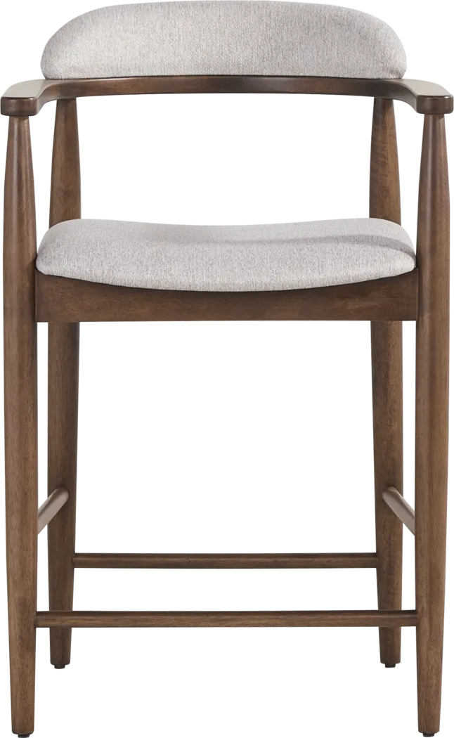 Madrid Walnut Counter Height Stool - Thumbnail - Image 3