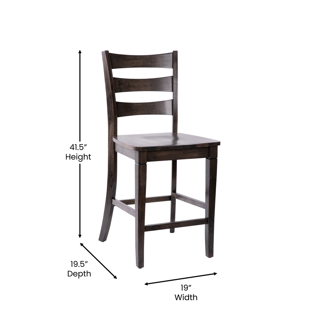 Madrona Gray Counter Height Stool, Set of 2 - Thumbnail - Image 10