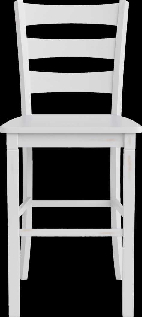 Madrona White Barstool, Set of 2 - Thumbnail - Image 6