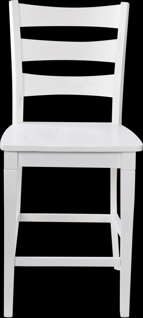 Madrona White Counter Height Stool, Set of 2 - Thumbnail - Image 6