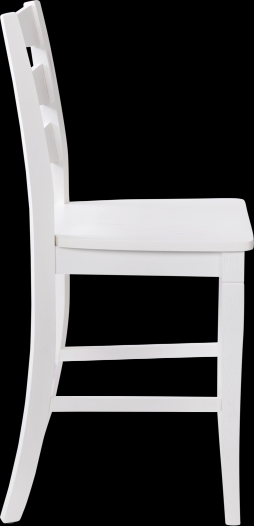 Madrona White Counter Height Stool, Set of 2 - Thumbnail - Image 8