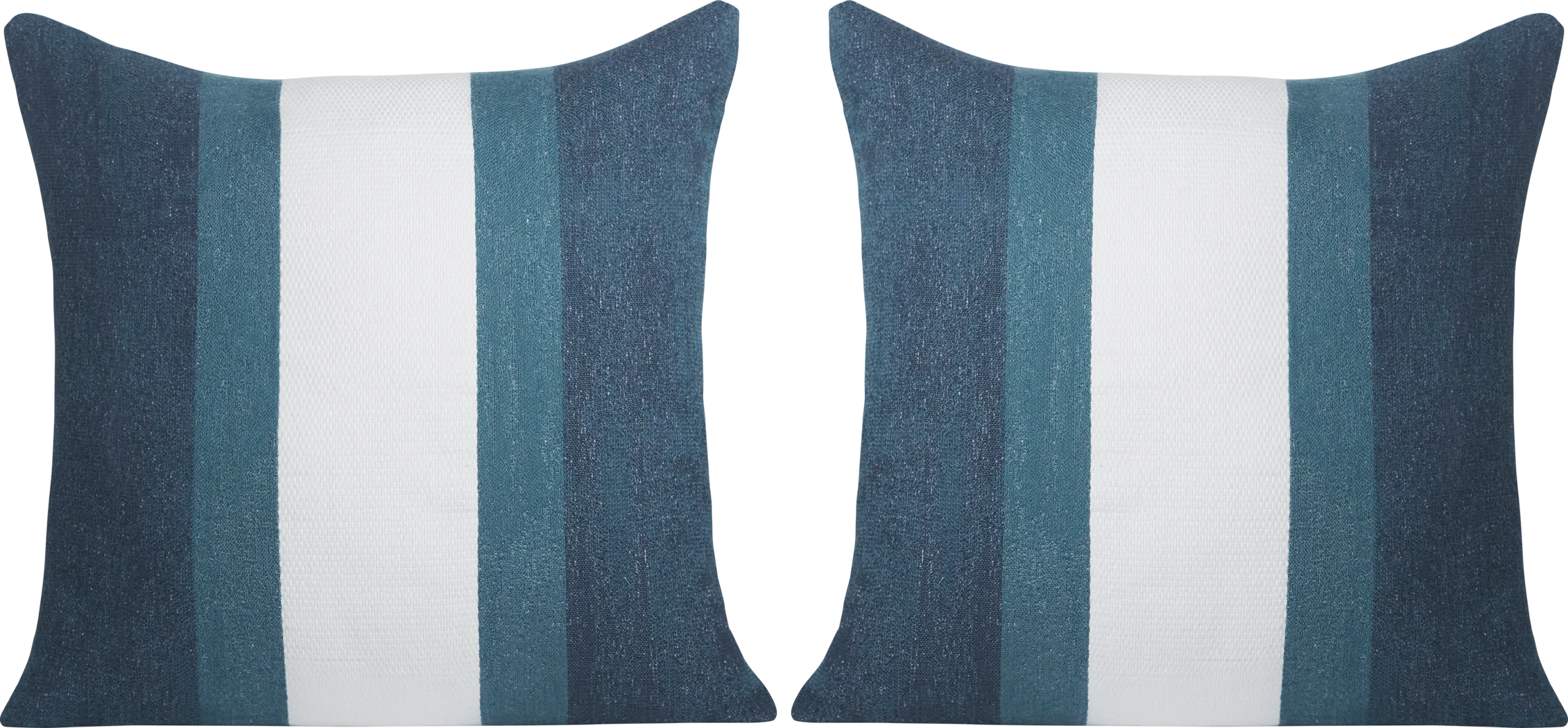 Madura Teal Indoor/Outdoor Accent Pillow, Set of Two - Thumbnail - Image 1