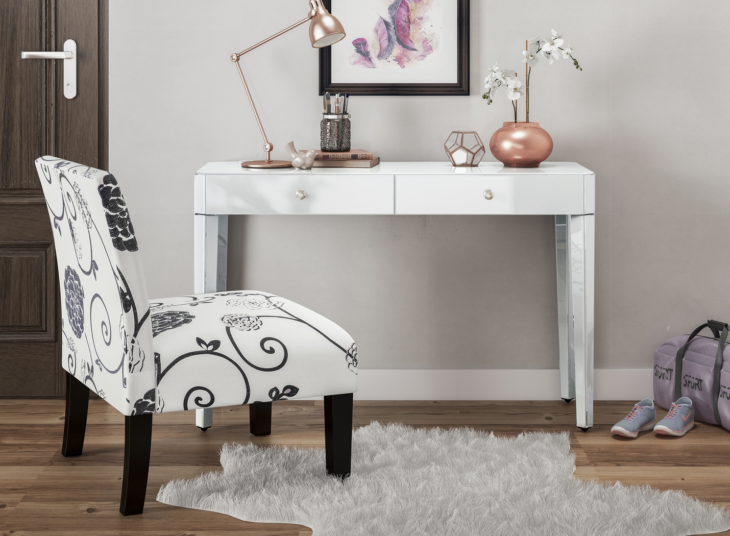 Mae Cream Dining Chair - Thumbnail - Image 5