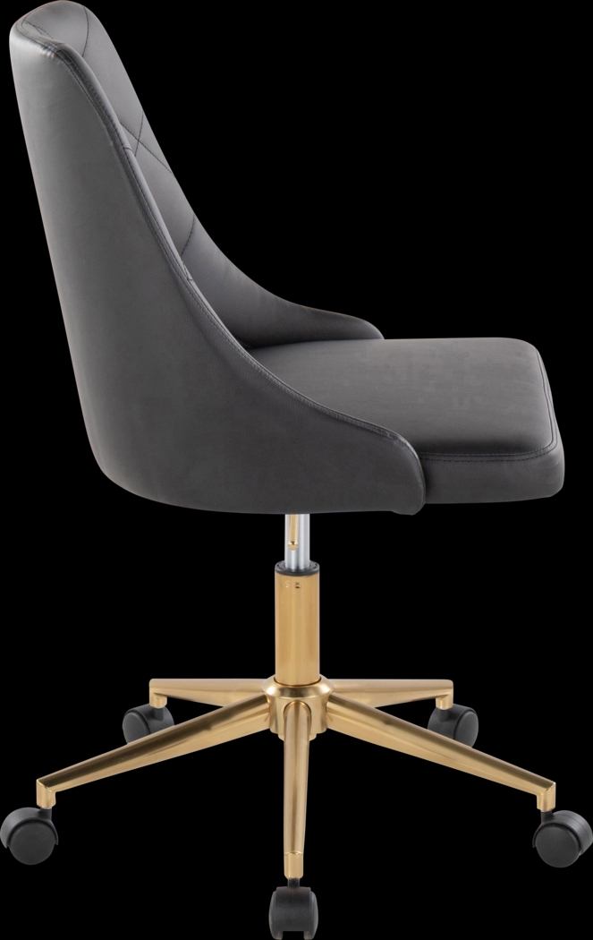 Maebeth I Black Office Chair - Thumbnail - Image 3