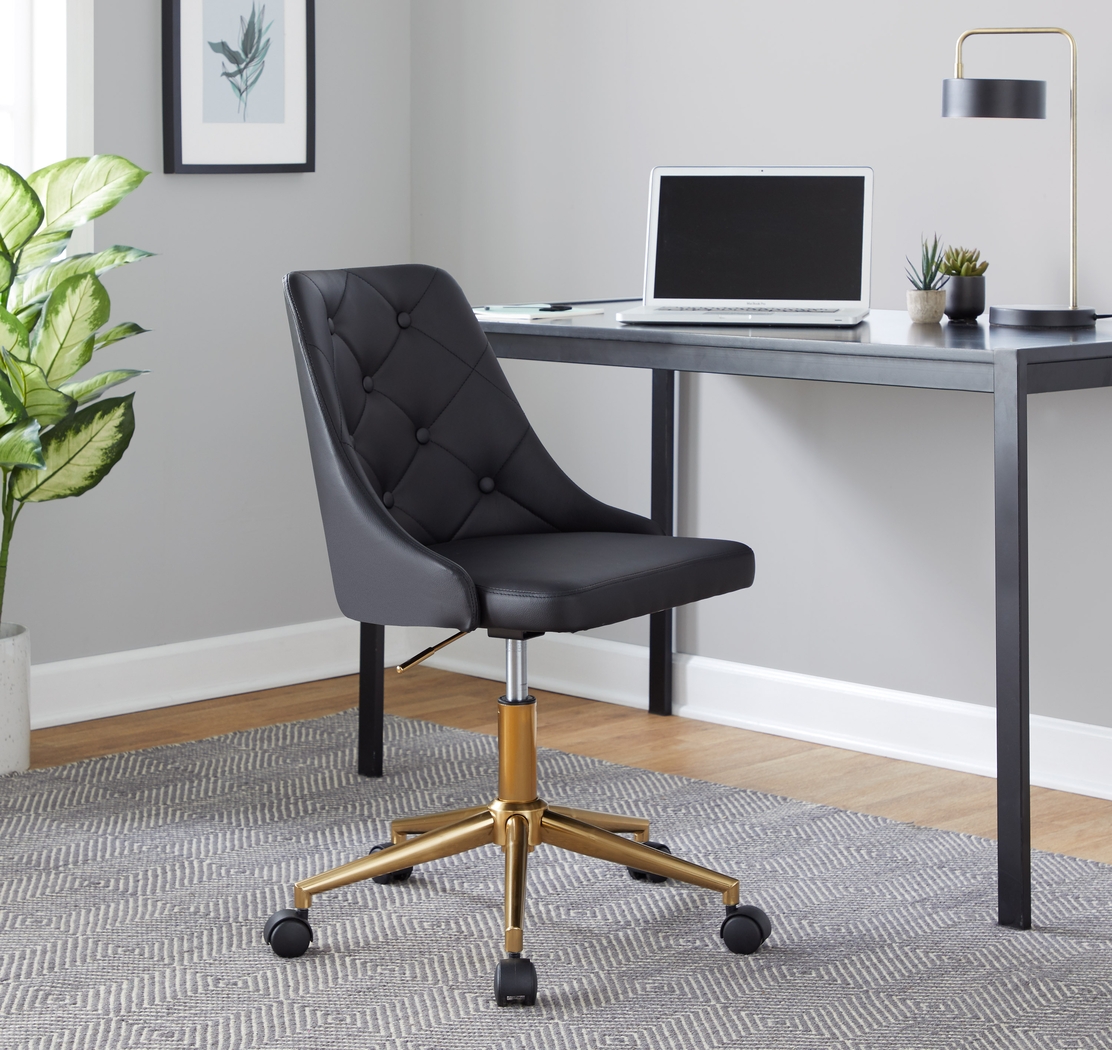 Maebeth I Black Office Chair - Thumbnail - Image 8