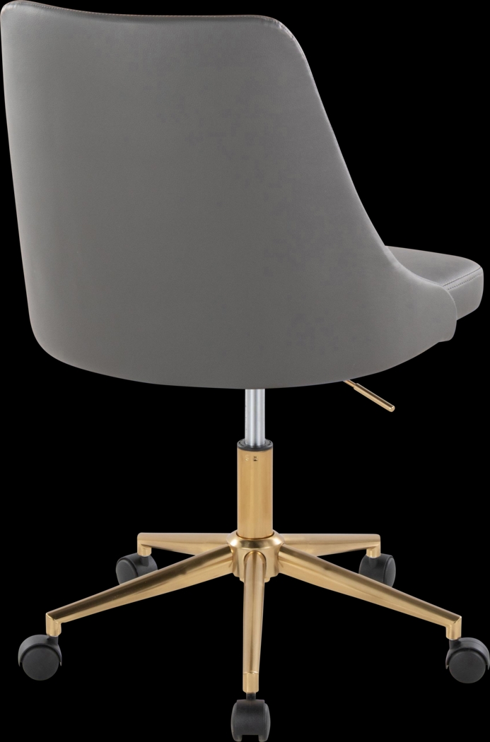 Maebeth I Gray Office Chair - Thumbnail - Image 4
