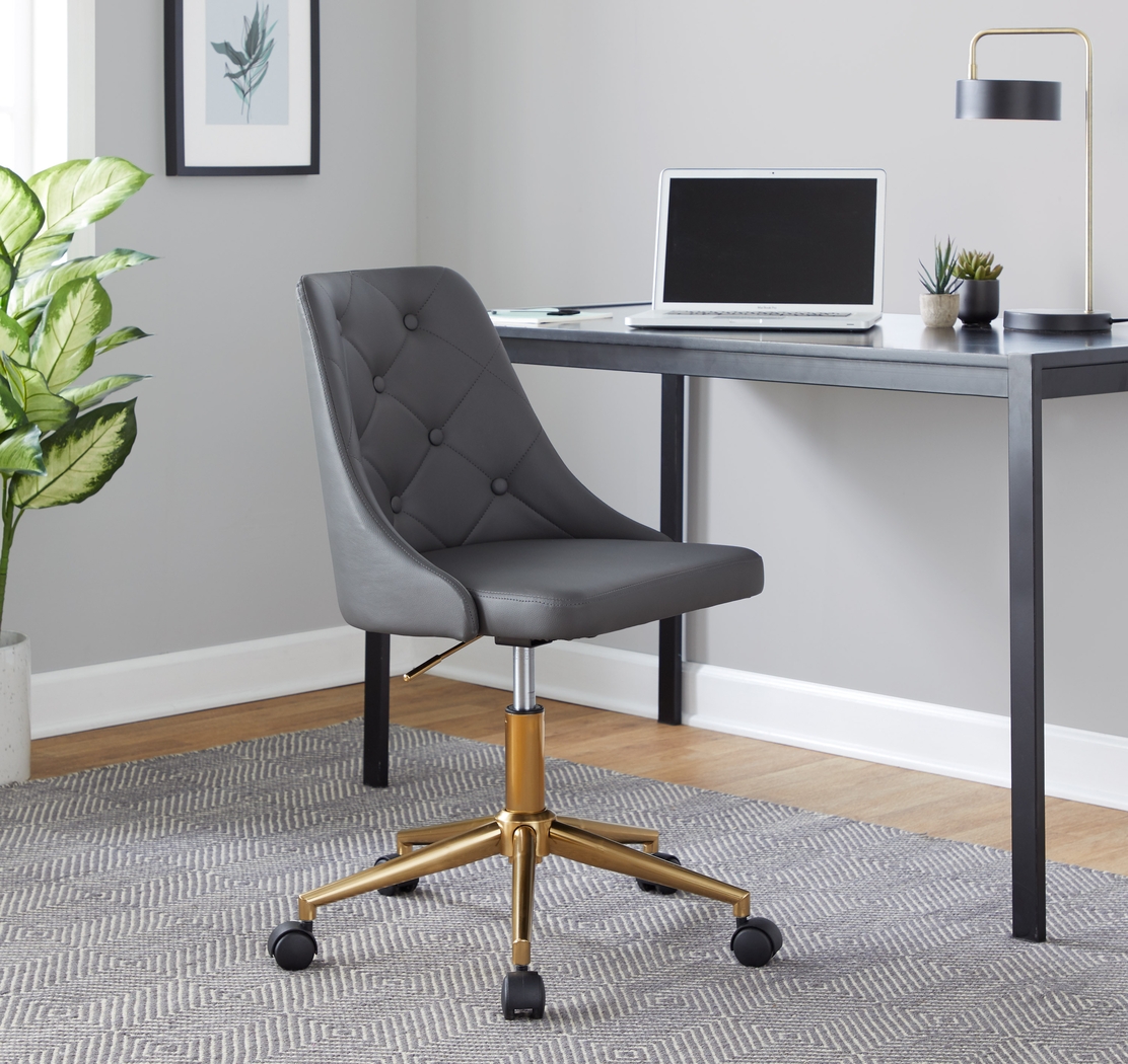 Maebeth I Gray Office Chair - Thumbnail - Image 8