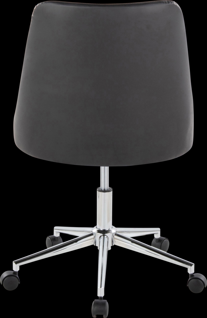 Maebeth II Black Office Chair - Thumbnail - Image 5