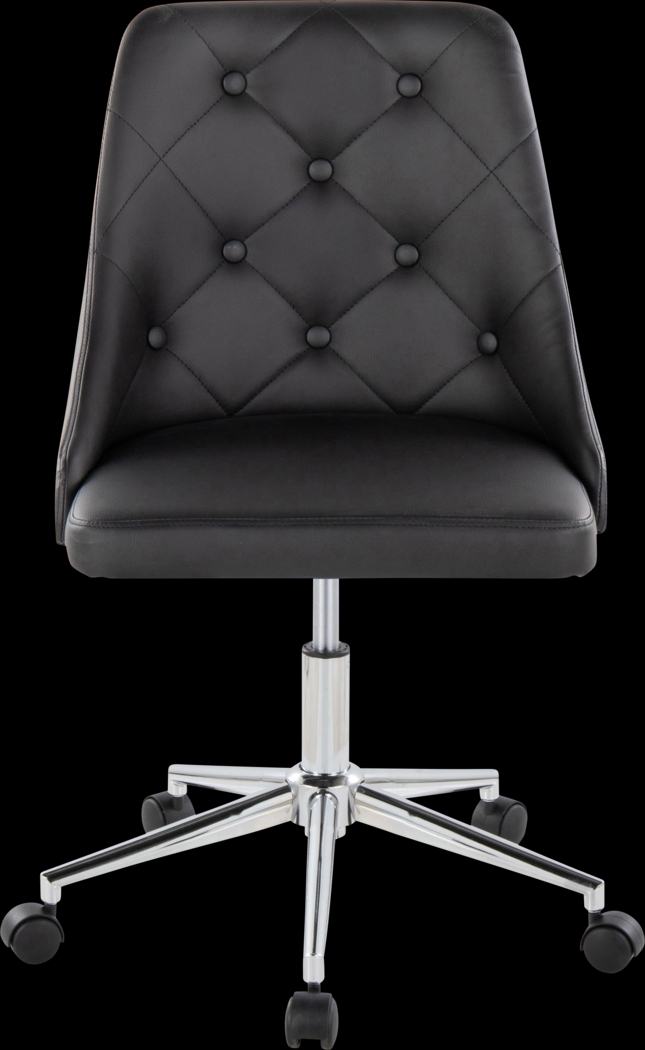 Maebeth II Black Office Chair - Thumbnail - Image 6