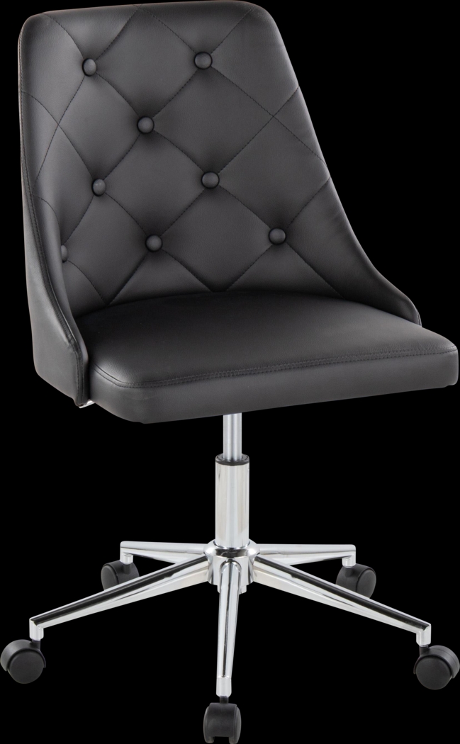 Maebeth II Black Office Chair - Thumbnail - Image 1