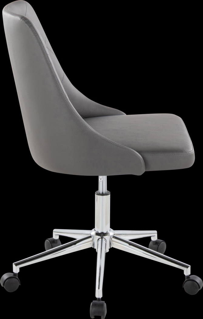 Maebeth II Gray Office Chair - Thumbnail - Image 3