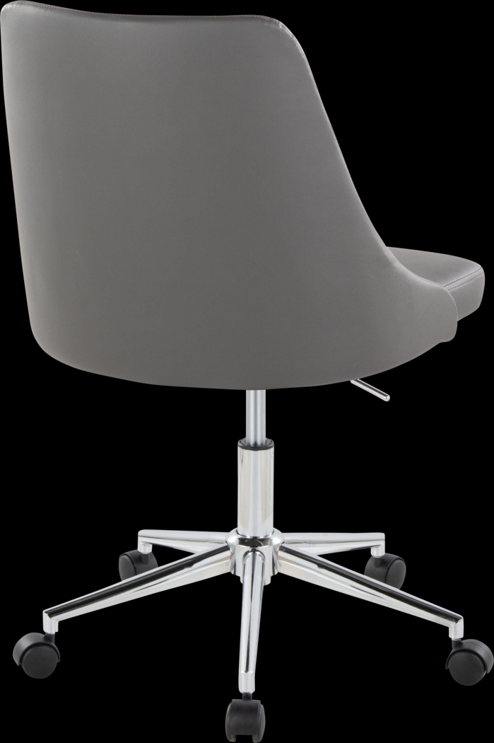 Maebeth II Gray Office Chair - Thumbnail - Image 4