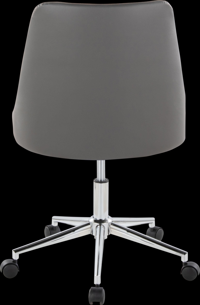 Maebeth II Gray Office Chair - Thumbnail - Image 5