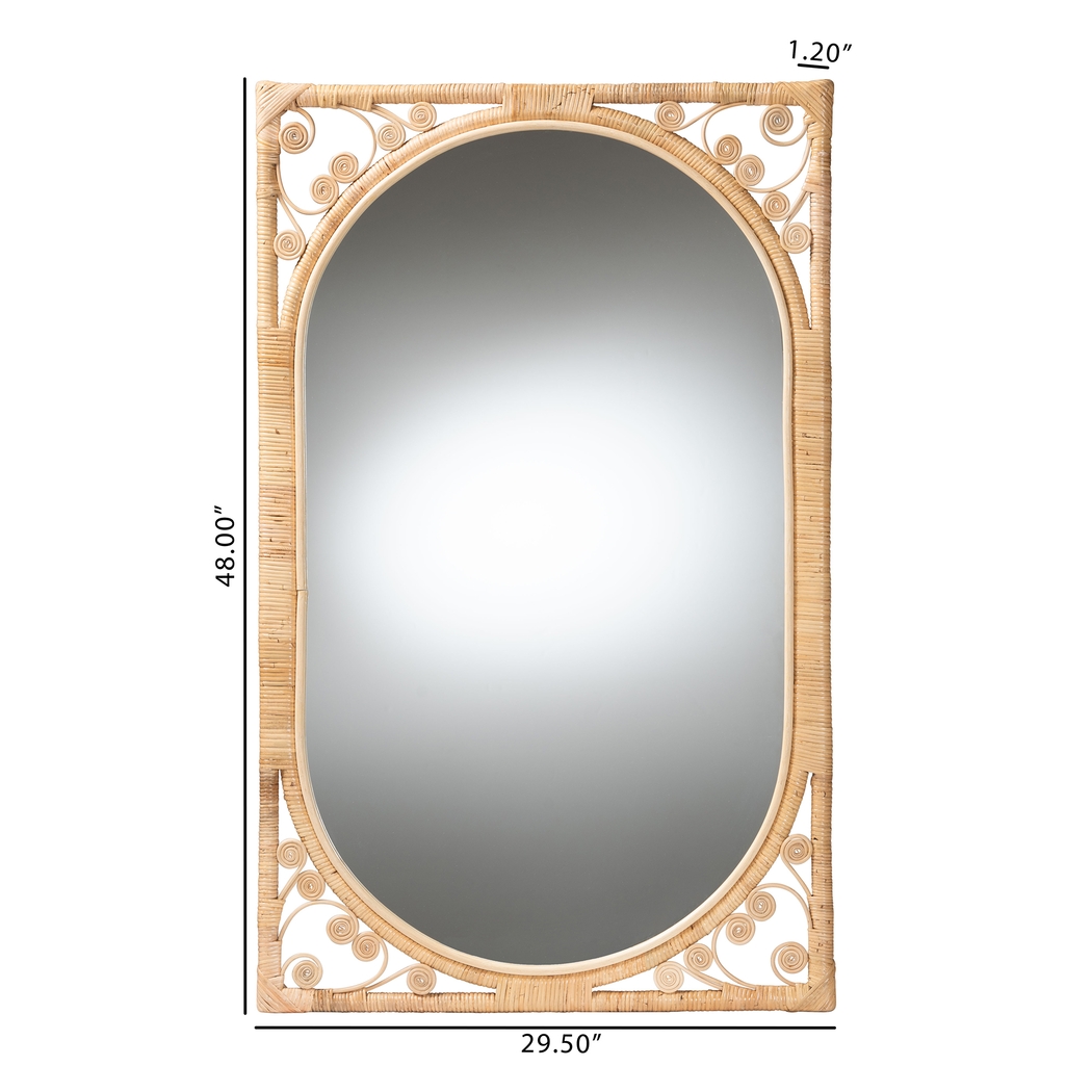 Maedrine Brown Mirror - Thumbnail - Image 4