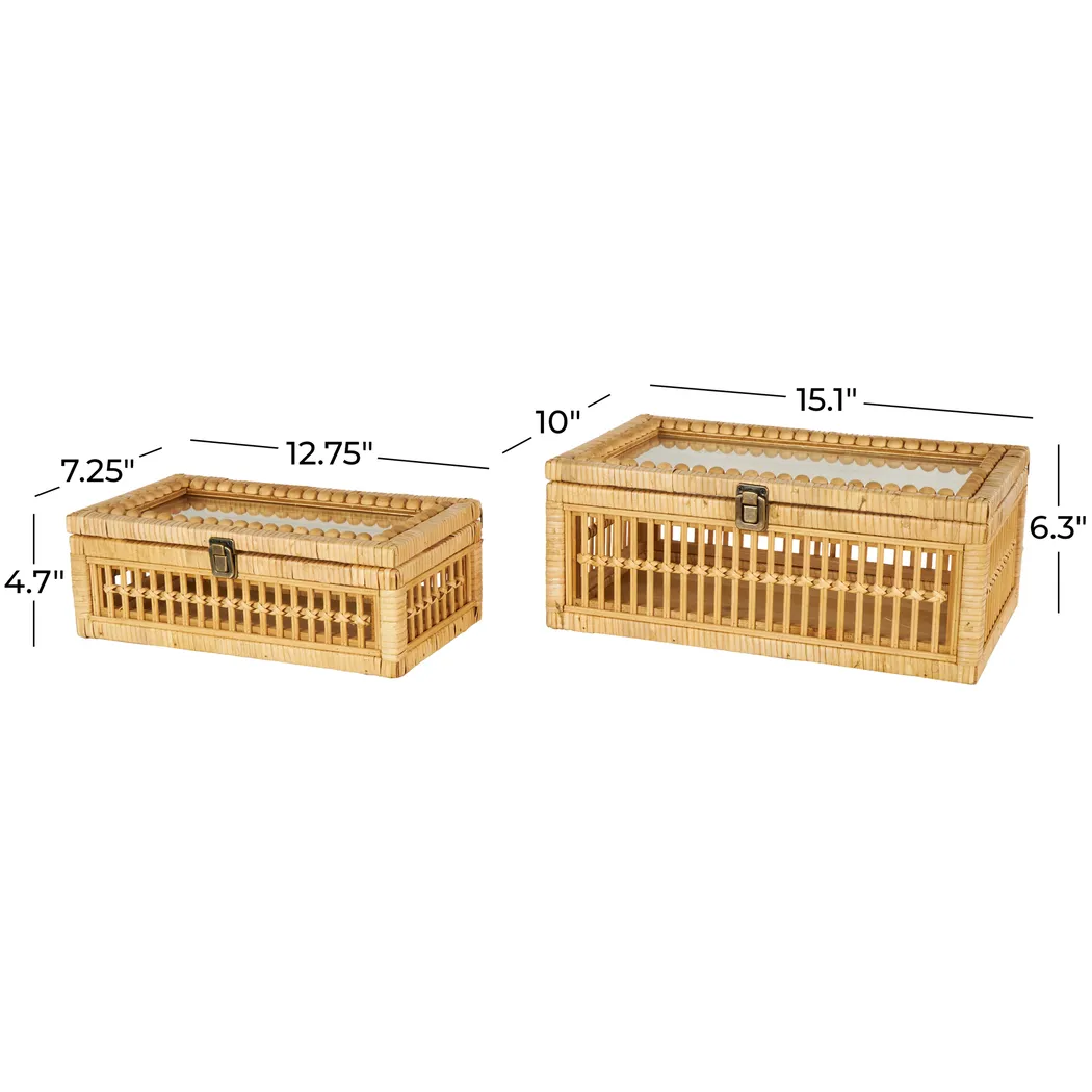 Maenzee Brown Decorative Box, Set of 2 - Thumbnail - Image 7