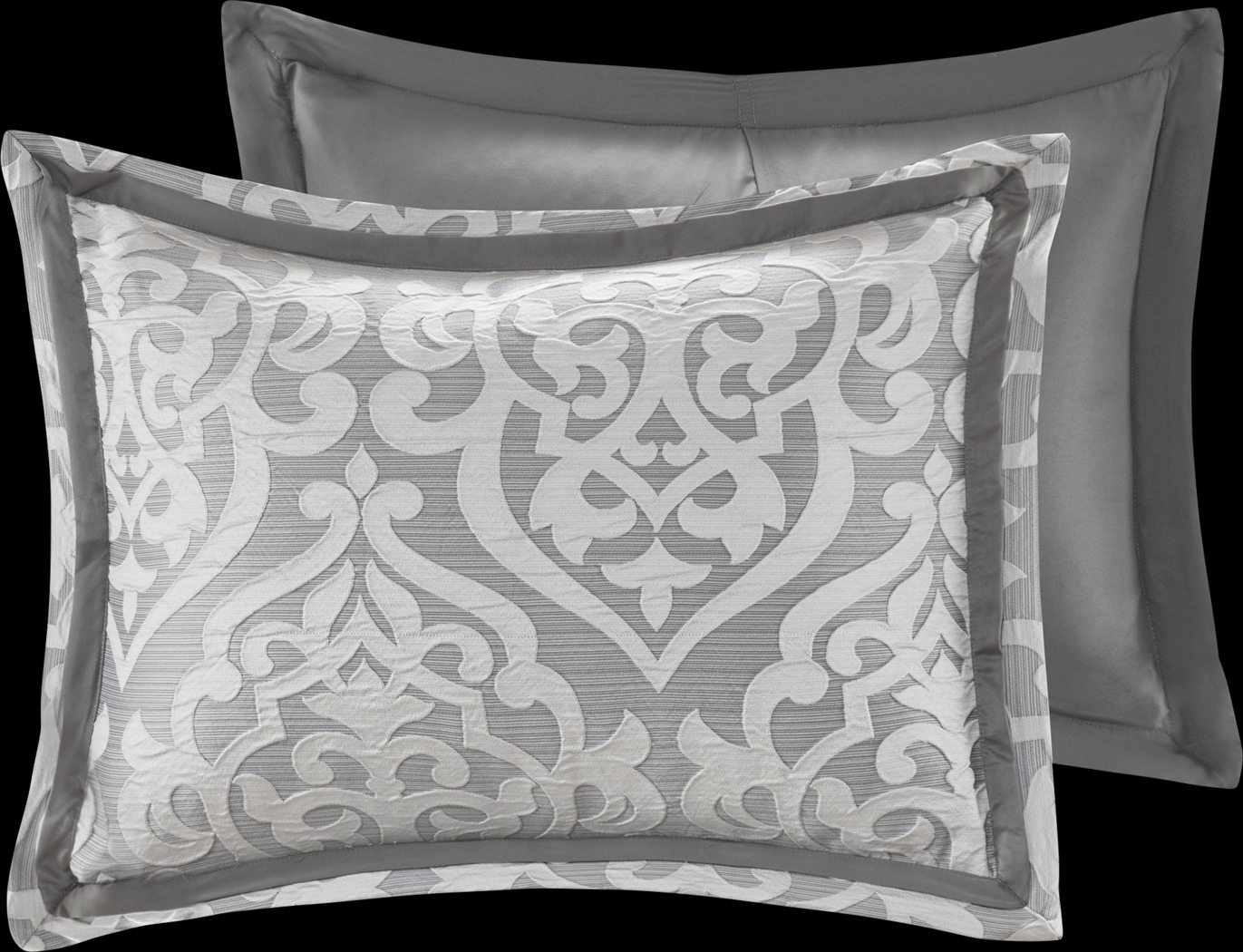 Magali Silver 8 Pc Queen Comforter Set - Thumbnail - Image 3