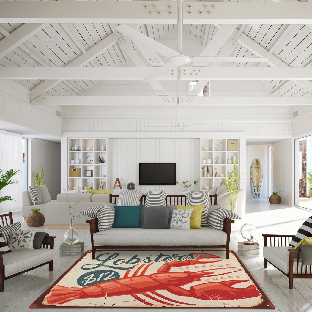 Magallan Beige 5' x 8' Rug - Thumbnail - Image 2