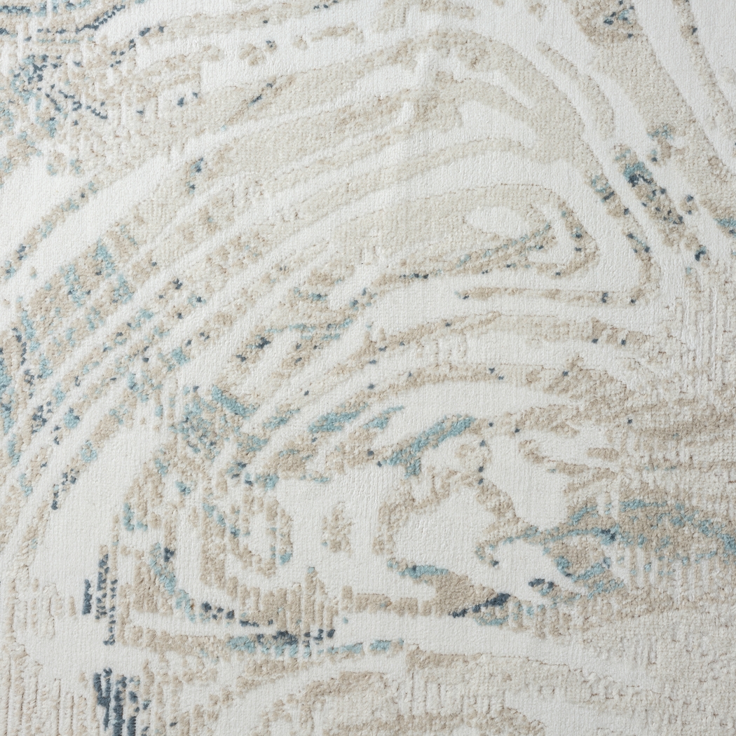 Maged Ivory/Blue 3'11 x 6' Rug - Thumbnail - Image 8