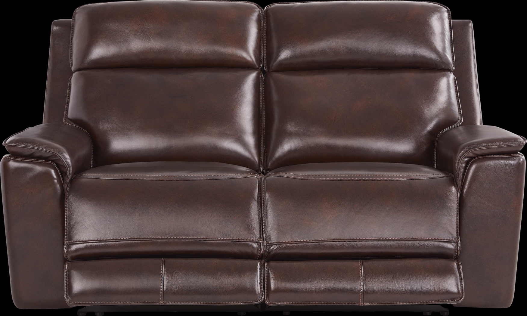 Magellan Merlot Leather 5 Pc Reclining Living Room with Dual Power Reclining Sofa - Thumbnail - Image 11