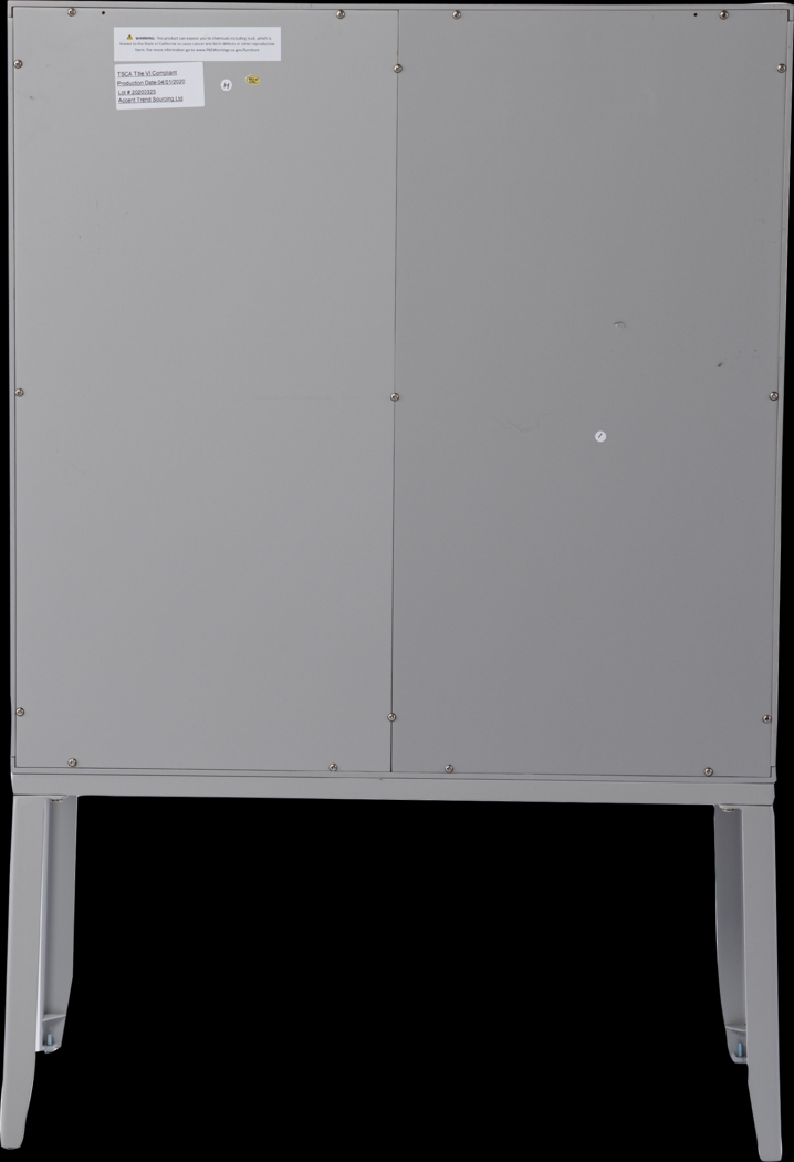 Magellen Gray Accent Cabinet - Thumbnail - Image 3