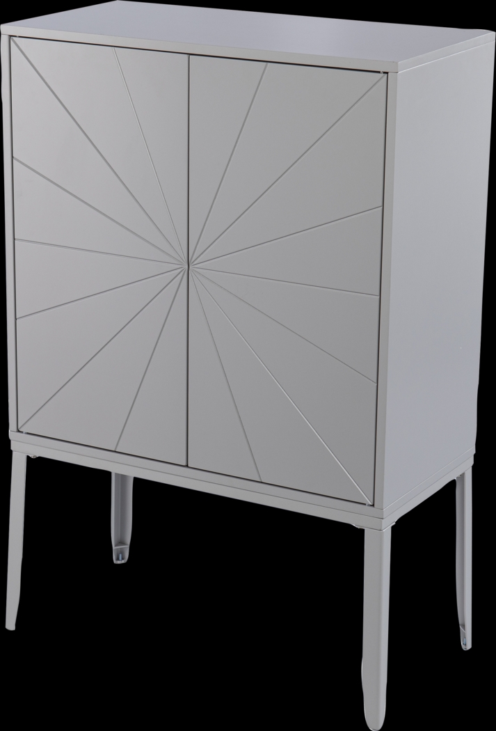 Magellen Gray Accent Cabinet - Thumbnail - Image 1